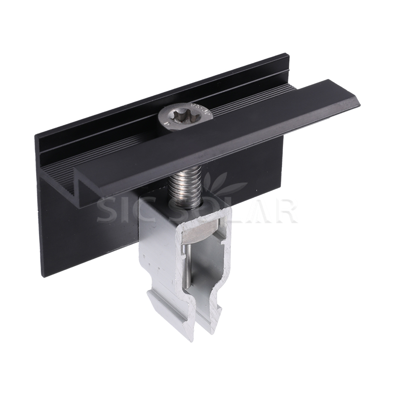 Easy Installation Aluminum Solar Panel End Clamp