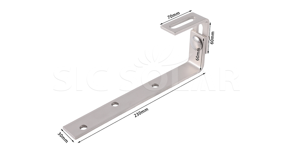 Adjustable Slate Tile Solar Roof Hook