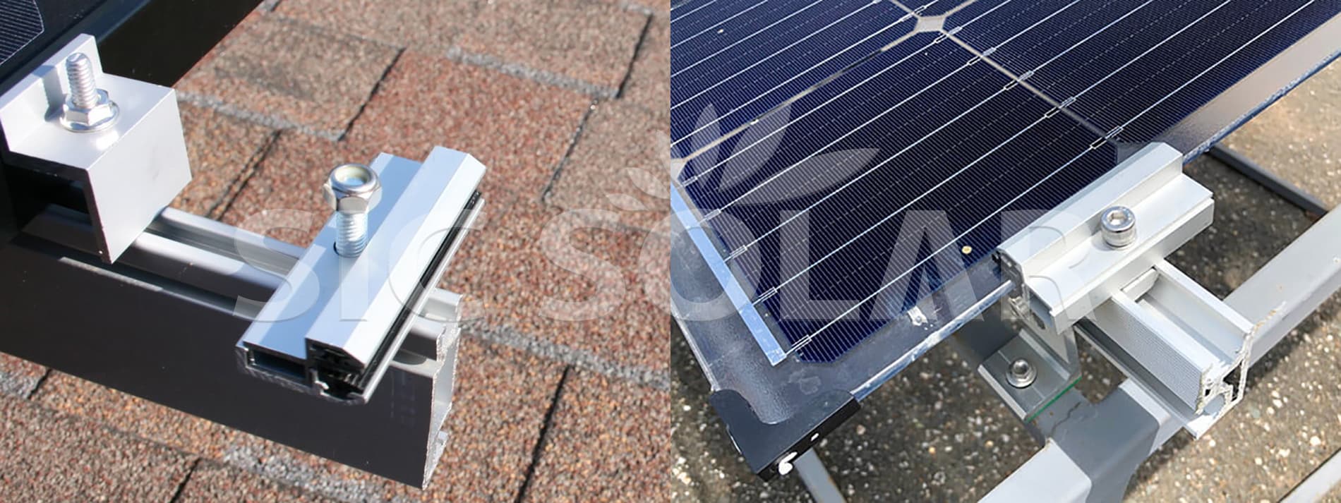solar mounting end clamp