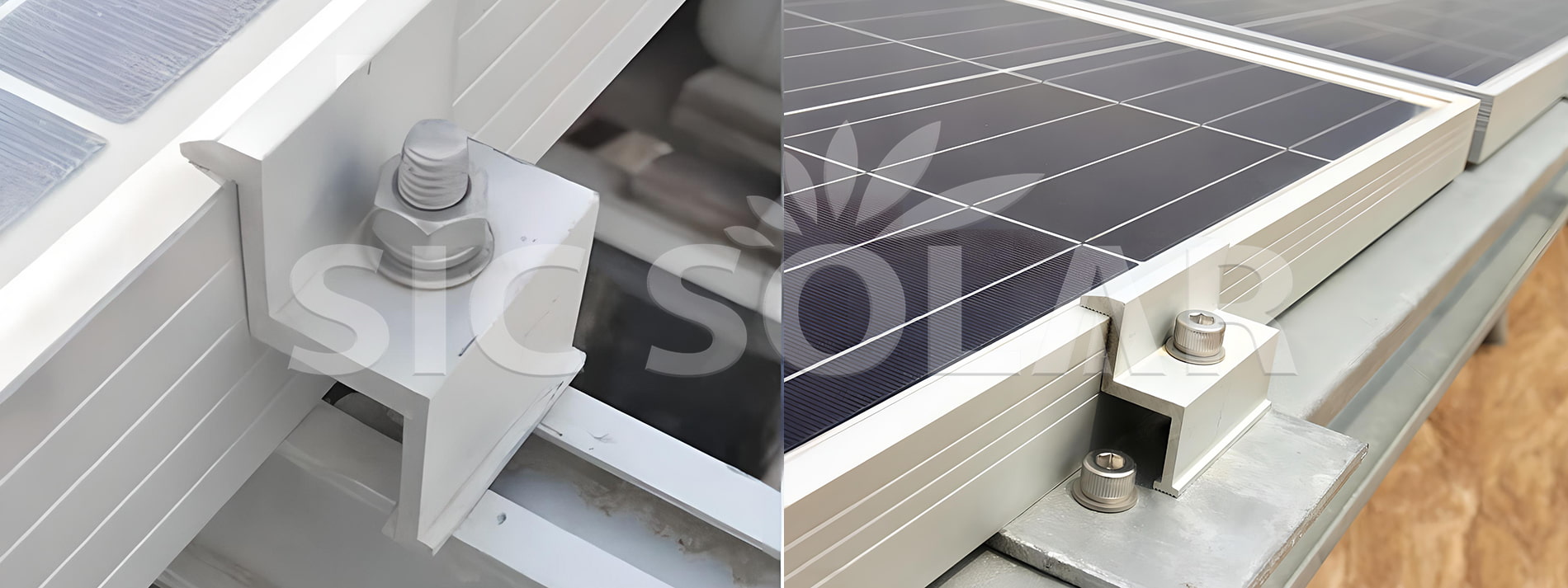 solar pv mounting end clamp
