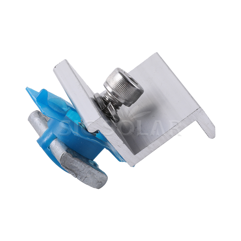 Solar Ground Mount End Clamp